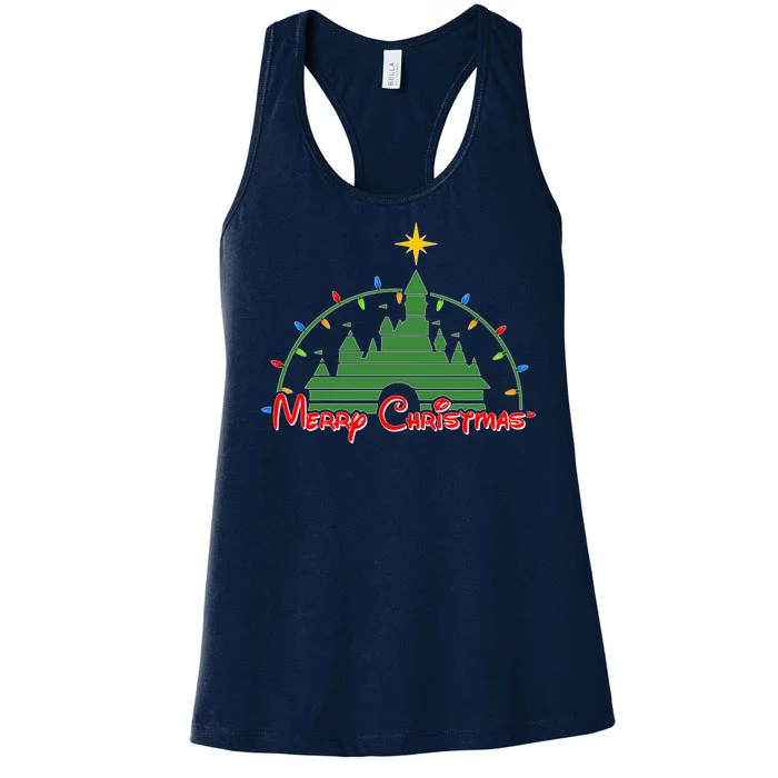 Merry Christmas Magical Women's Racerback Tank