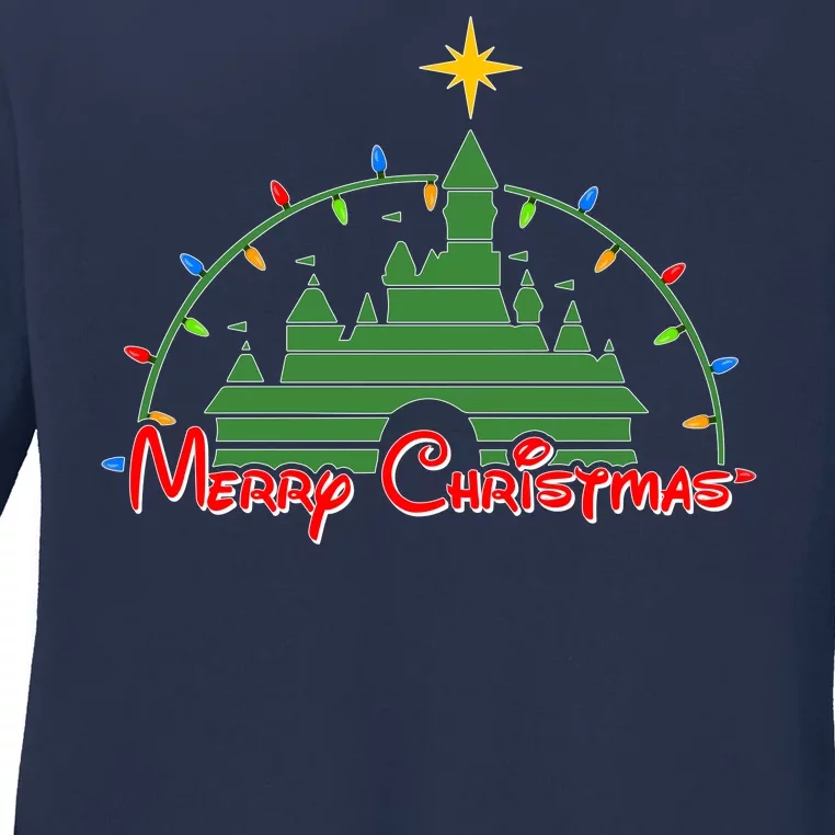 Merry Christmas Magical Ladies Long Sleeve Shirt