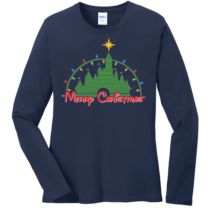 Merry Christmas Magical Ladies Long Sleeve Shirt