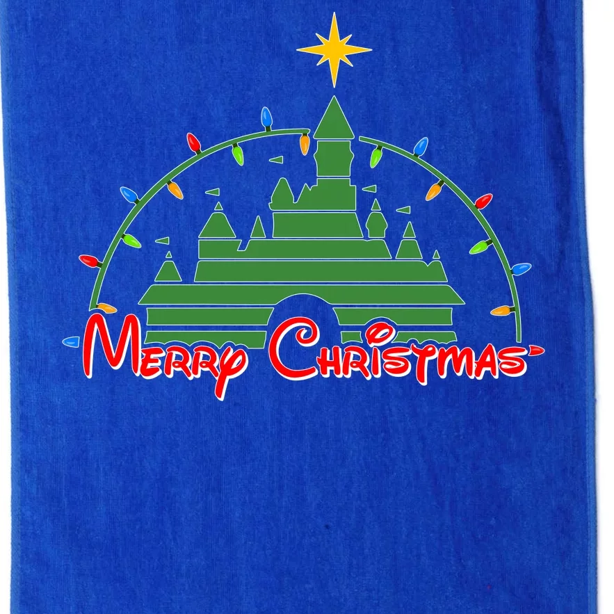 Merry Christmas Magical Platinum Collection Golf Towel