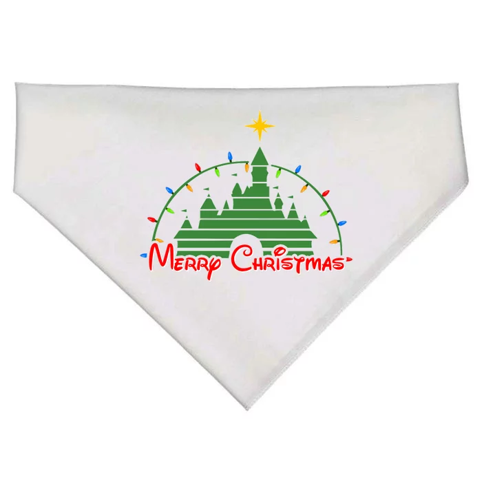 Merry Christmas Magical USA-Made Doggie Bandana