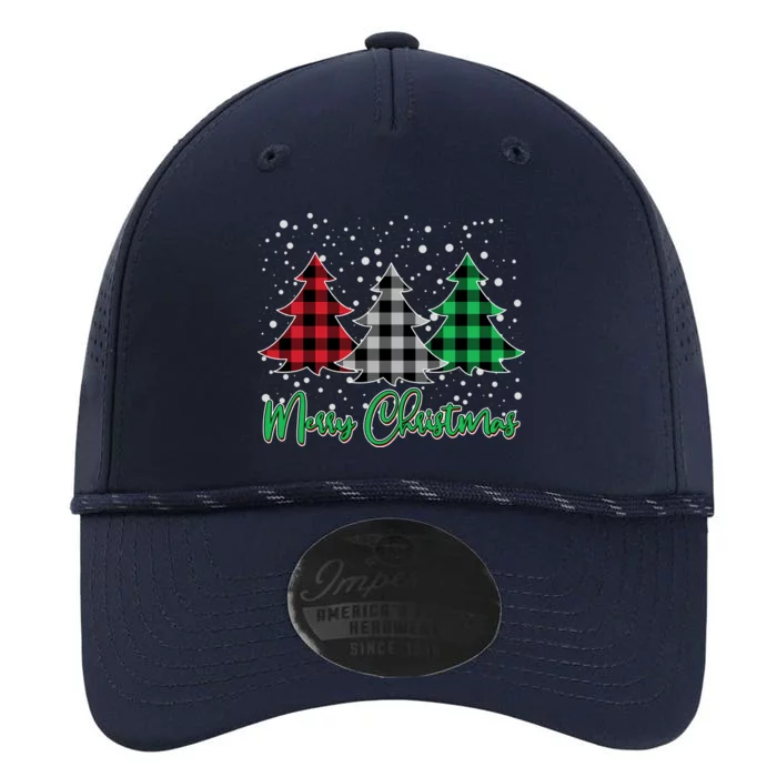 Merry Christmas Plaid Trees Performance The Dyno Cap