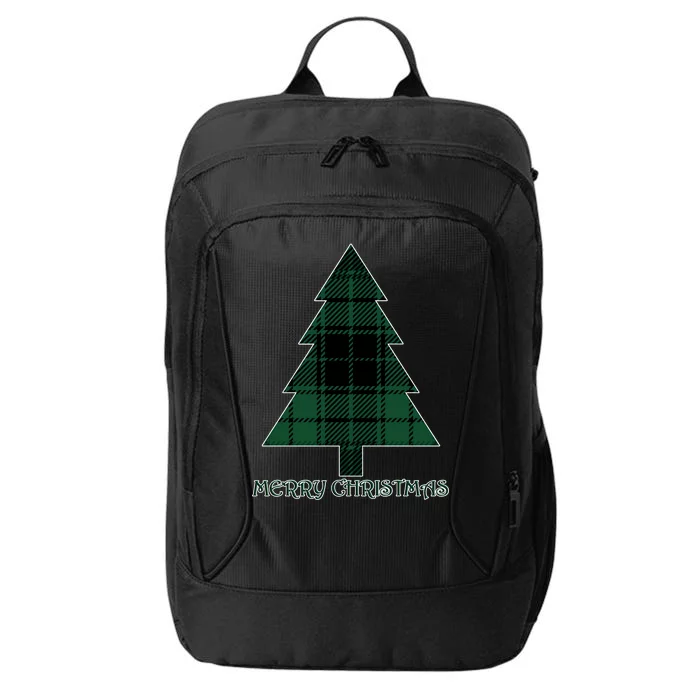 Merry Christmas Plaited Tree City Backpack