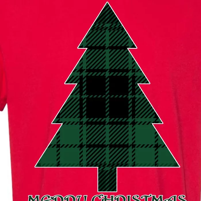 Merry Christmas Plaited Tree Garment-Dyed Heavyweight T-Shirt