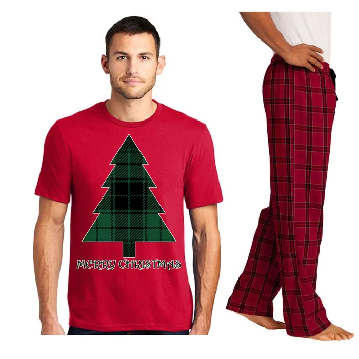 Merry Christmas Plaited Tree Pajama Set