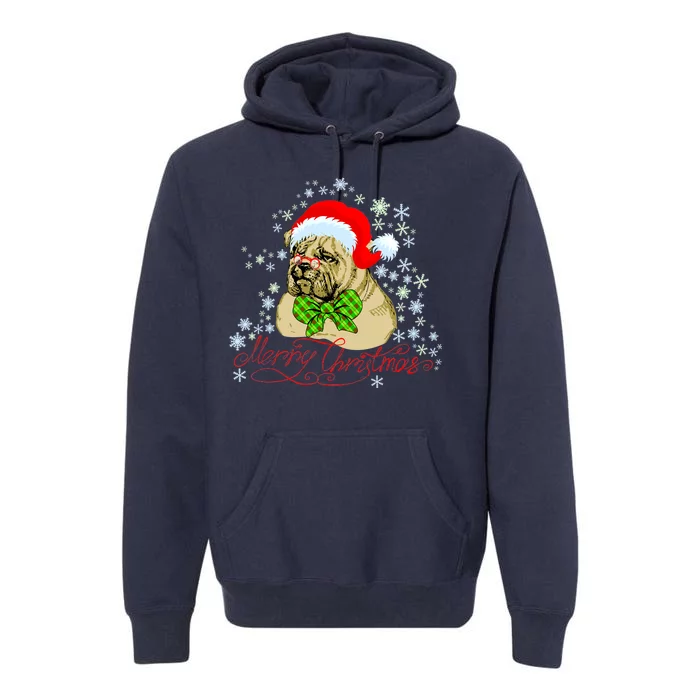 Merry Christmas Santa Pug Premium Hoodie