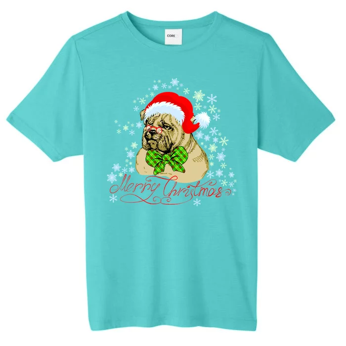 Merry Christmas Santa Pug ChromaSoft Performance T-Shirt