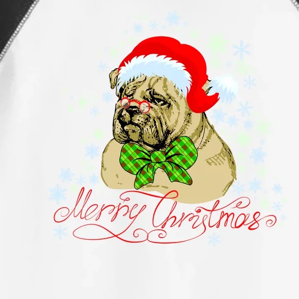 Merry Christmas Santa Pug Toddler Fine Jersey T-Shirt