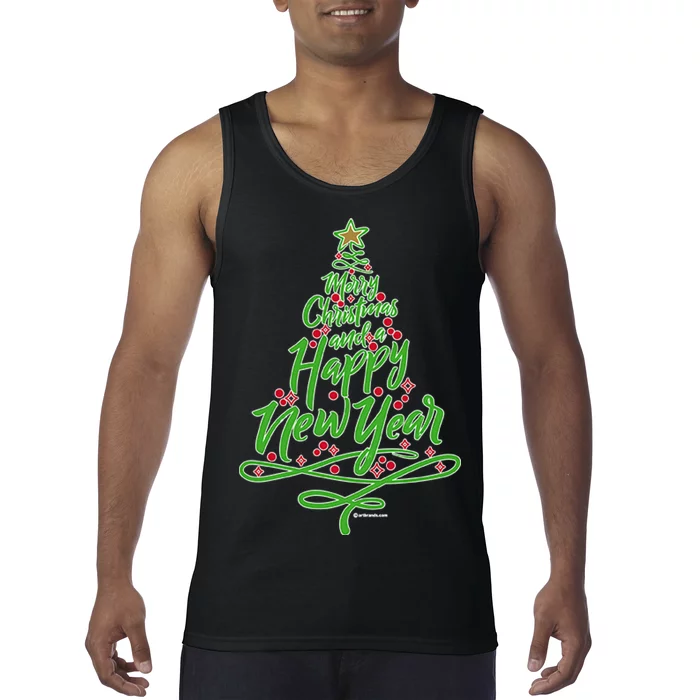 Merry Christmas Tree Tank Top