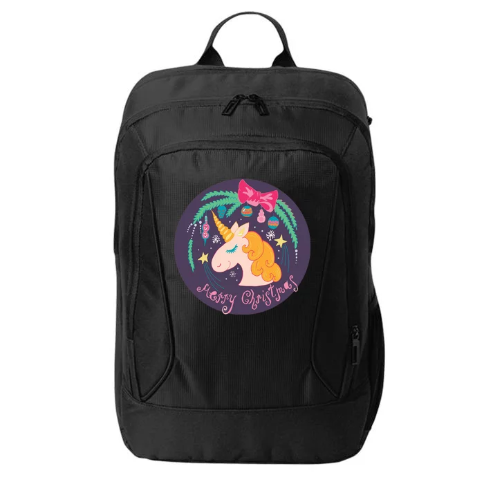 Merry Christmas Unicorn City Backpack