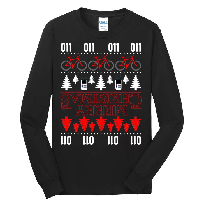 Merry Christmas Upside Down Ugly Sweater Tall Long Sleeve T-Shirt