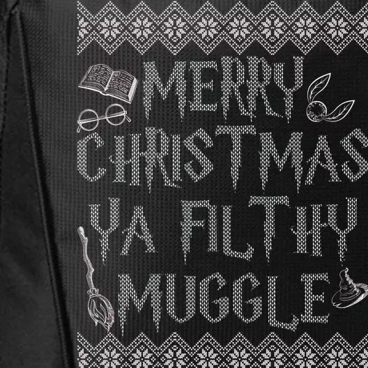 Merry Christmas Ya Filthy Muggle City Backpack