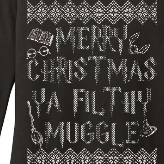 Merry Christmas Ya Filthy Muggle Womens CVC Long Sleeve Shirt