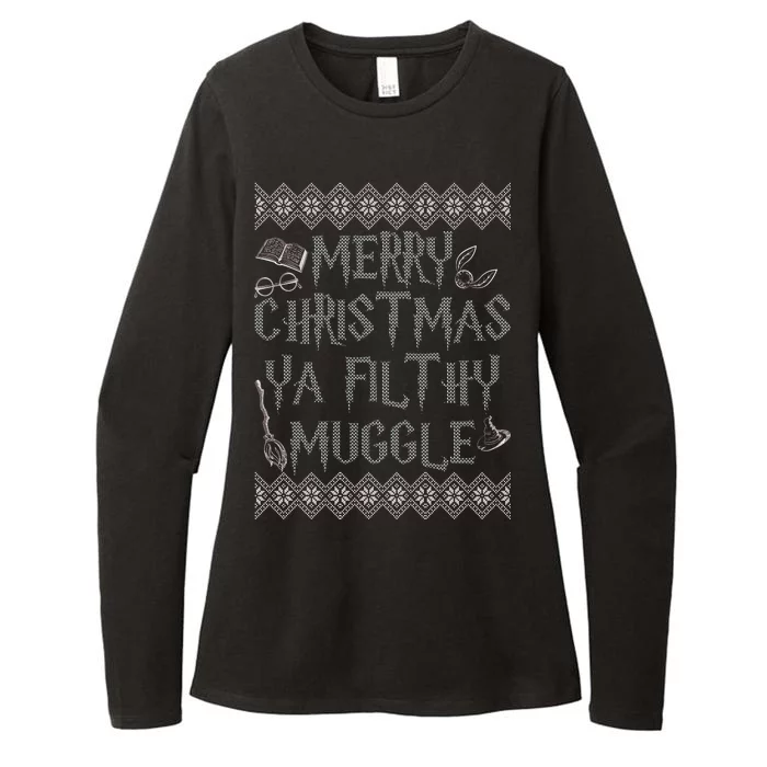 Merry Christmas Ya Filthy Muggle Womens CVC Long Sleeve Shirt