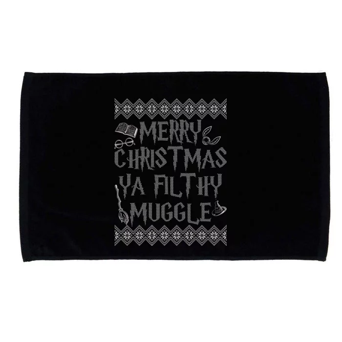 Merry Christmas Ya Filthy Muggle Microfiber Hand Towel