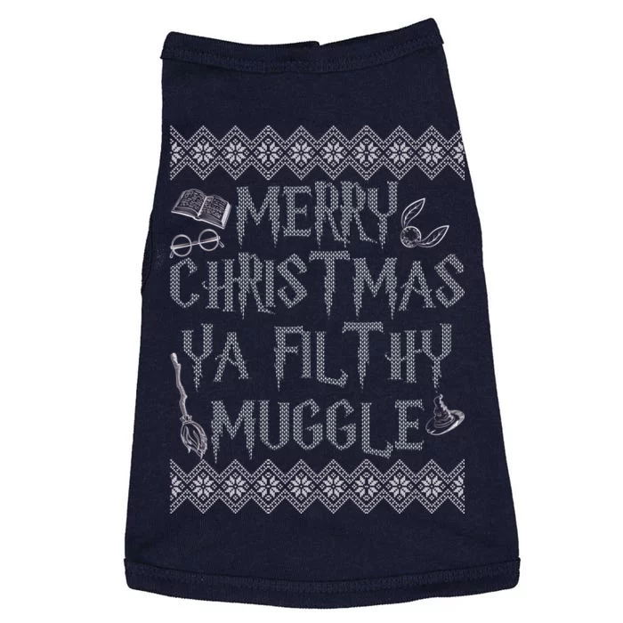 Merry Christmas Ya Filthy Muggle Doggie Tank