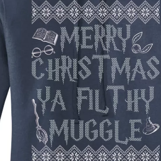 Merry Christmas Ya Filthy Muggle Women's Pullover Hoodie