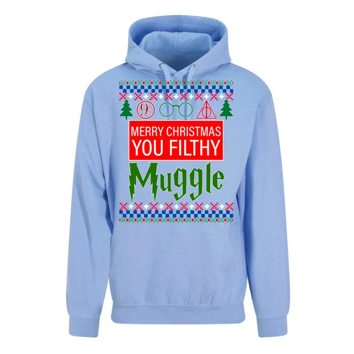 Merry Christmas Ya Filthy Muggle Ugly Sweater Unisex Surf Hoodie