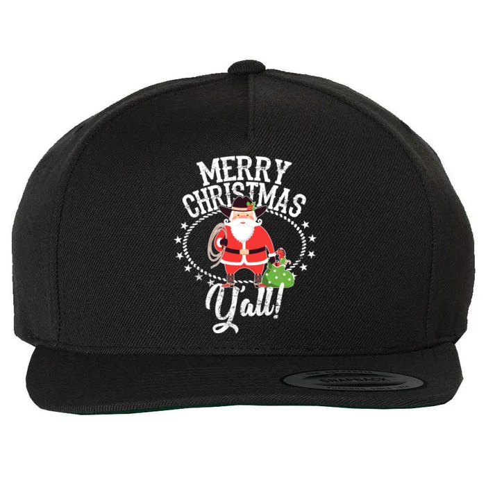 Merry Christmas Y'all! Wool Snapback Cap