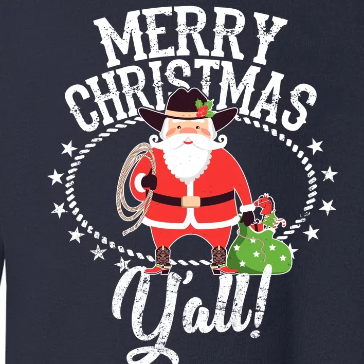 Merry Christmas Y'all! Toddler Sweatshirt