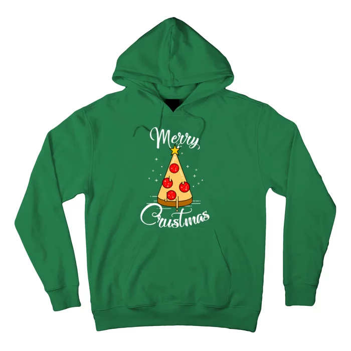 Merry Chrustmas Funny Christmas Pizza Hoodie