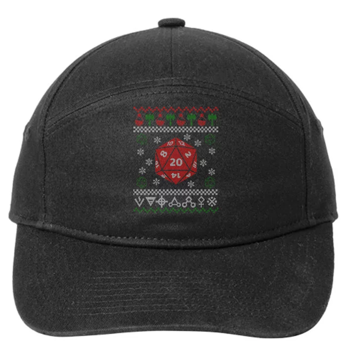 Merry Critmas 7-Panel Snapback Hat