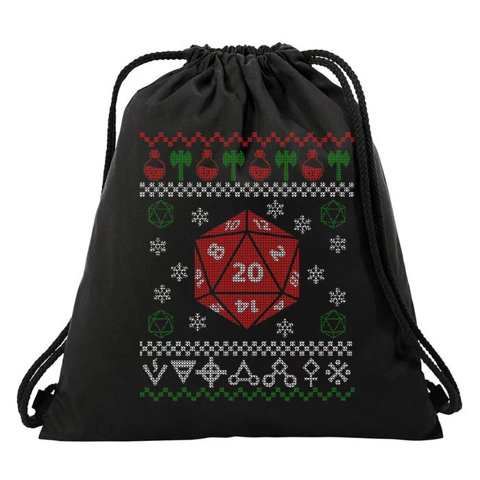 Merry Critmas Drawstring Bag