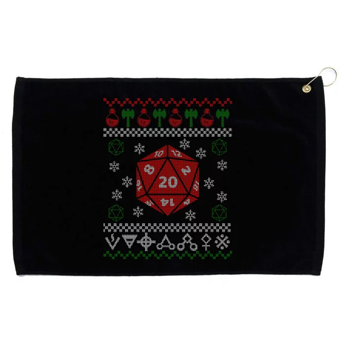 Merry Critmas Grommeted Golf Towel