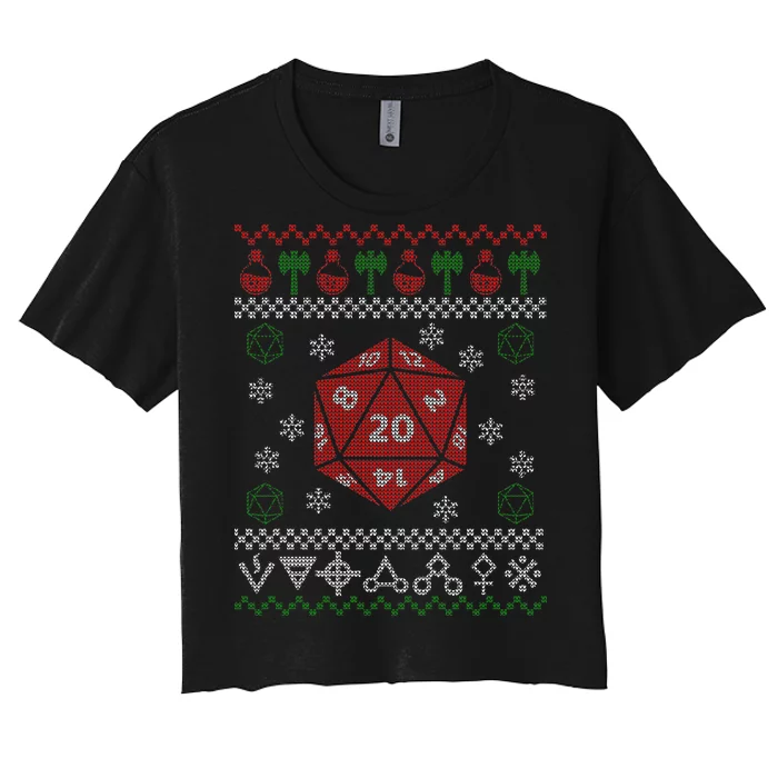 Merry Critmas Women's Crop Top Tee