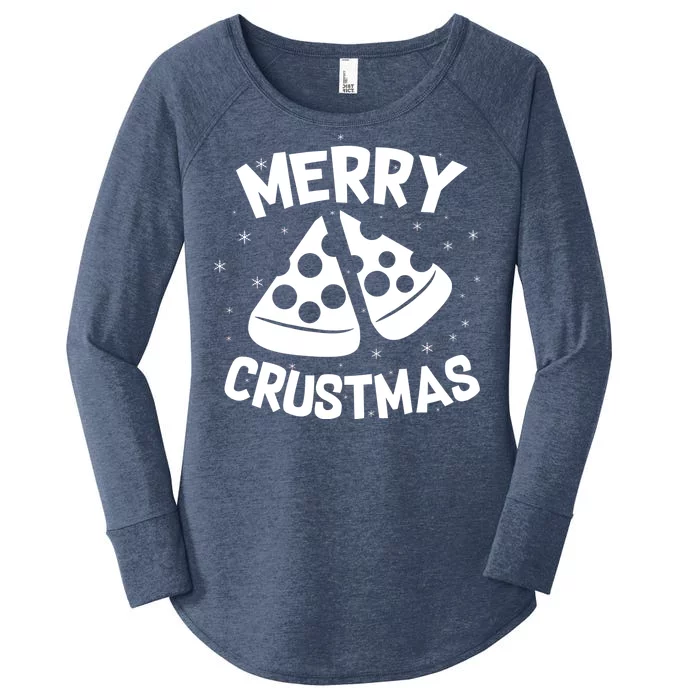 Merry Crustmas Women's Perfect Tri Tunic Long Sleeve Shirt