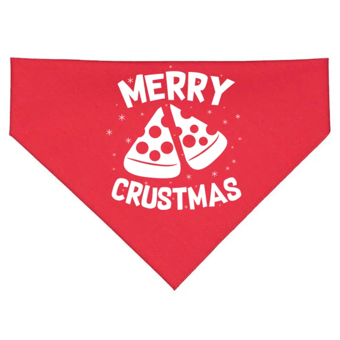 Merry Crustmas USA-Made Doggie Bandana