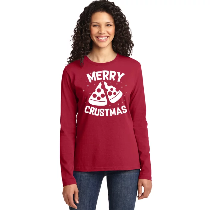 Merry Crustmas Ladies Long Sleeve Shirt