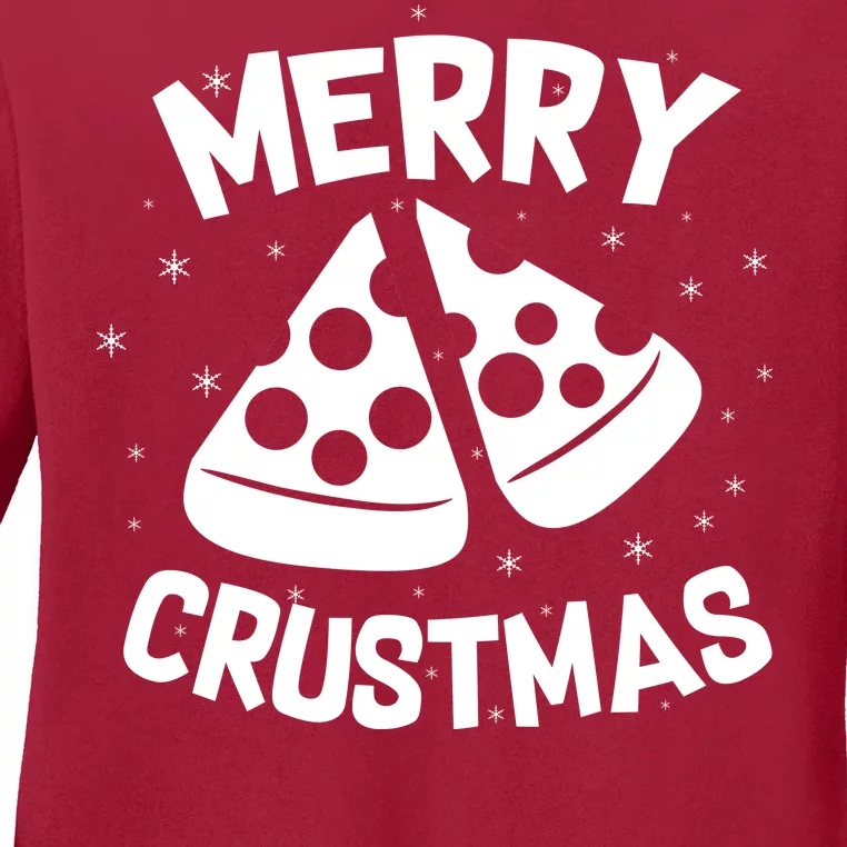 Merry Crustmas Ladies Long Sleeve Shirt