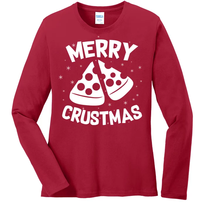 Merry Crustmas Ladies Long Sleeve Shirt