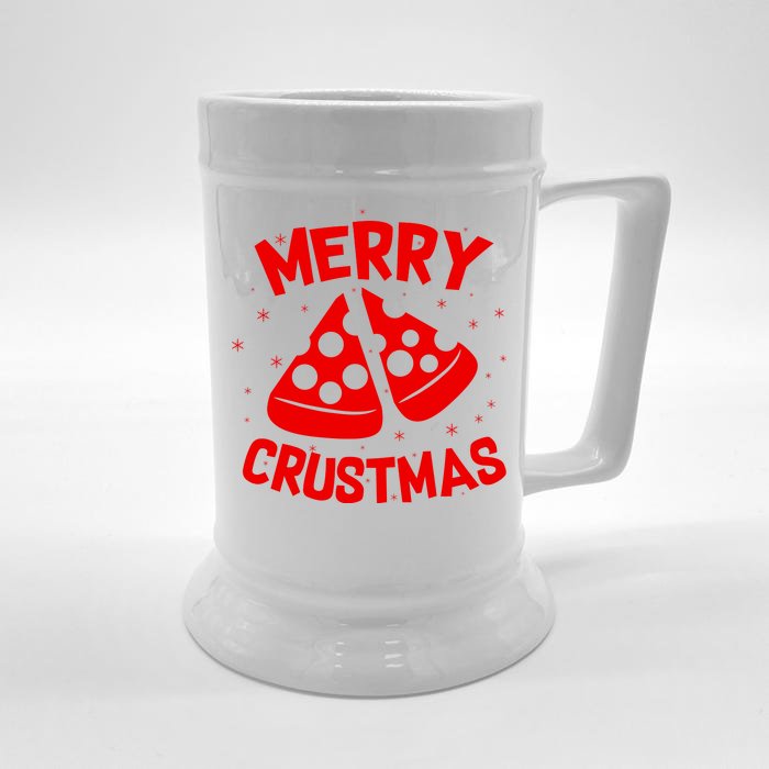 Merry Crustmas Front & Back Beer Stein