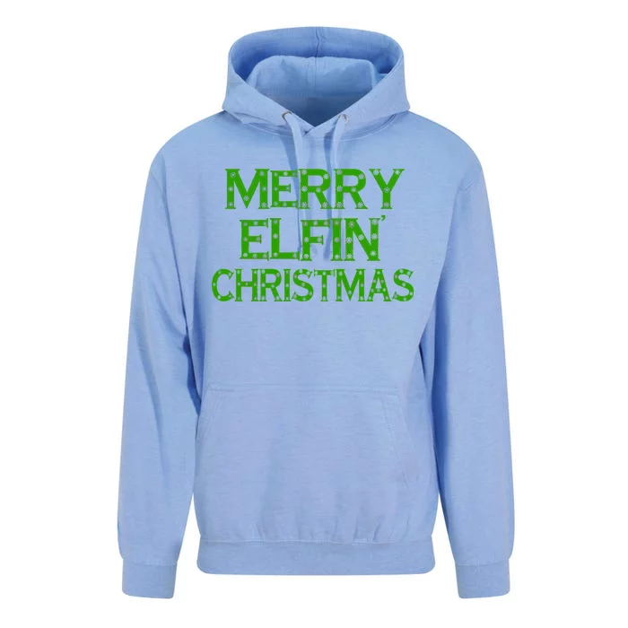 Merry Elfin' Christmas Unisex Surf Hoodie