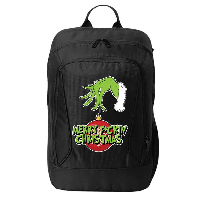 Merry F*ckin Christmas City Backpack