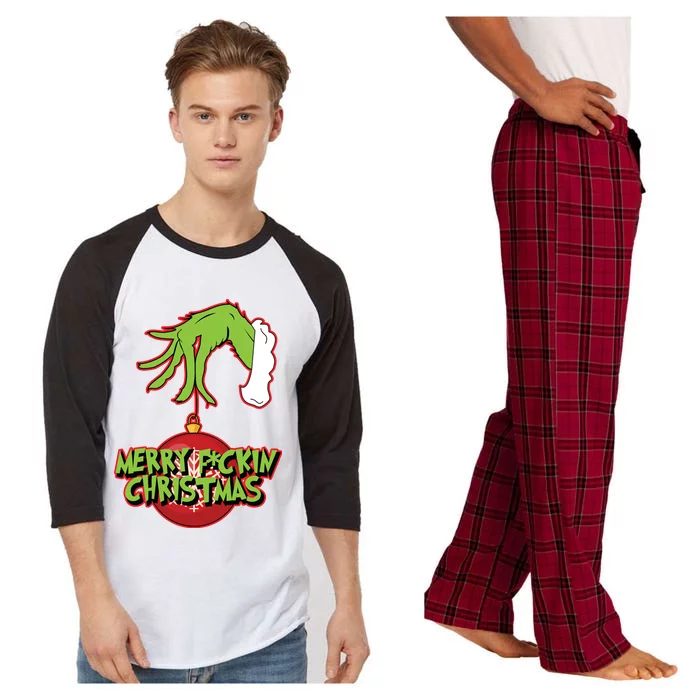 Merry F*ckin Christmas Raglan Sleeve Pajama Set