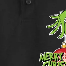 Merry F*ckin Christmas Dry Zone Grid Performance Polo