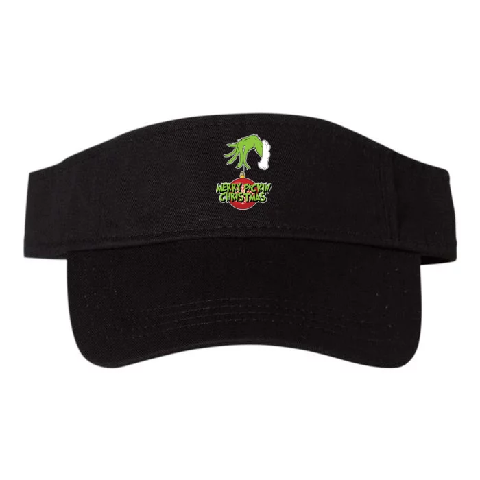 Merry F*ckin Christmas Valucap Bio-Washed Visor