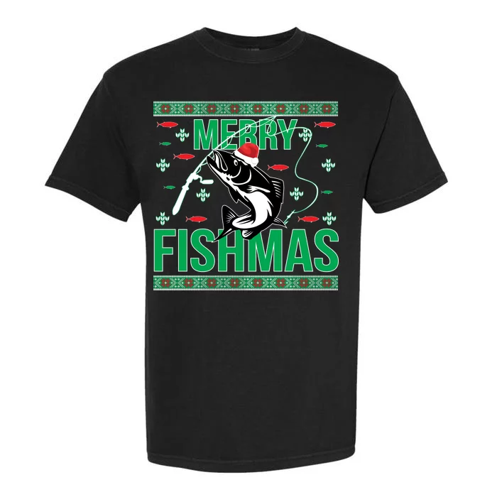 Merry Fishmas Garment-Dyed Heavyweight T-Shirt