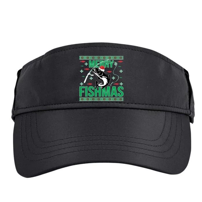 Merry Fishmas Adult Drive Performance Visor