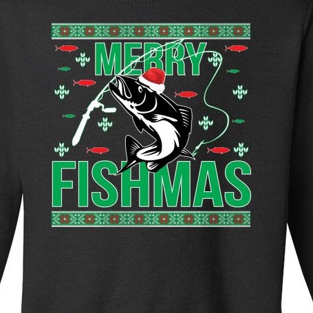 Merry Fishmas Toddler Sweatshirt