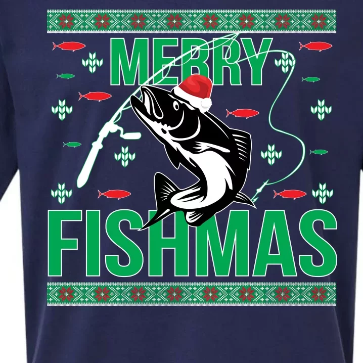 Merry Fishmas Sueded Cloud Jersey T-Shirt