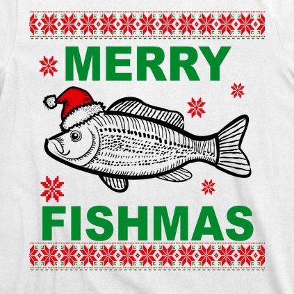 Merry Fishmas Ugly Christmas T-Shirt