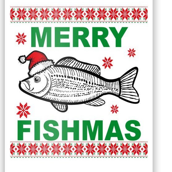 Merry Fishmas Ugly Christmas Poster