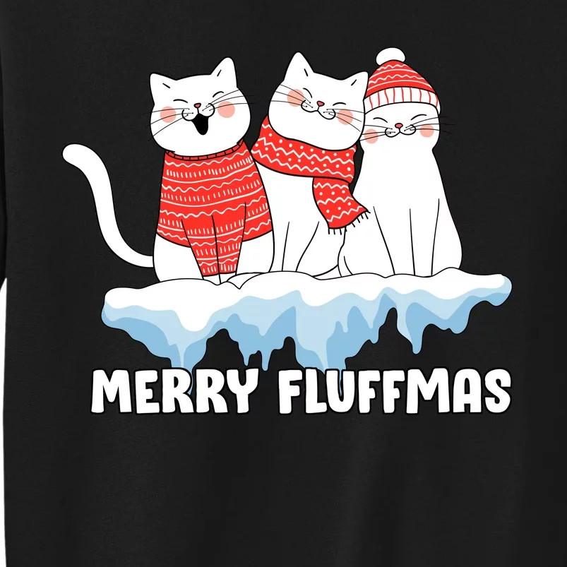 Merry Fluffmas Christmas Tall Sweatshirt