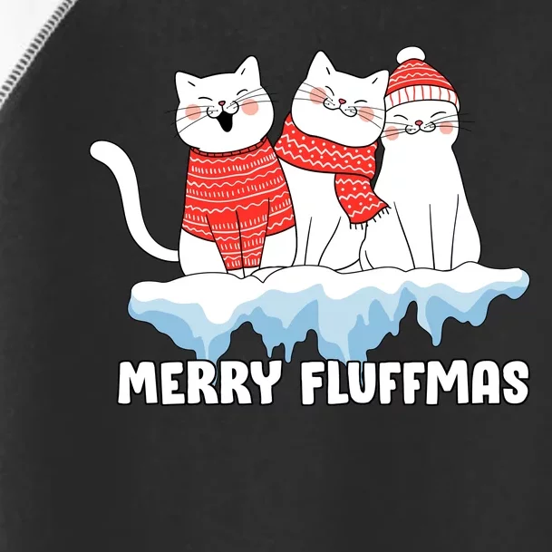 Merry Fluffmas Christmas Toddler Fine Jersey T-Shirt