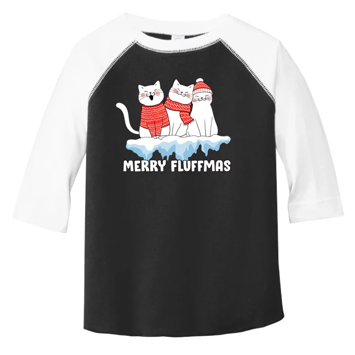 Merry Fluffmas Christmas Toddler Fine Jersey T-Shirt