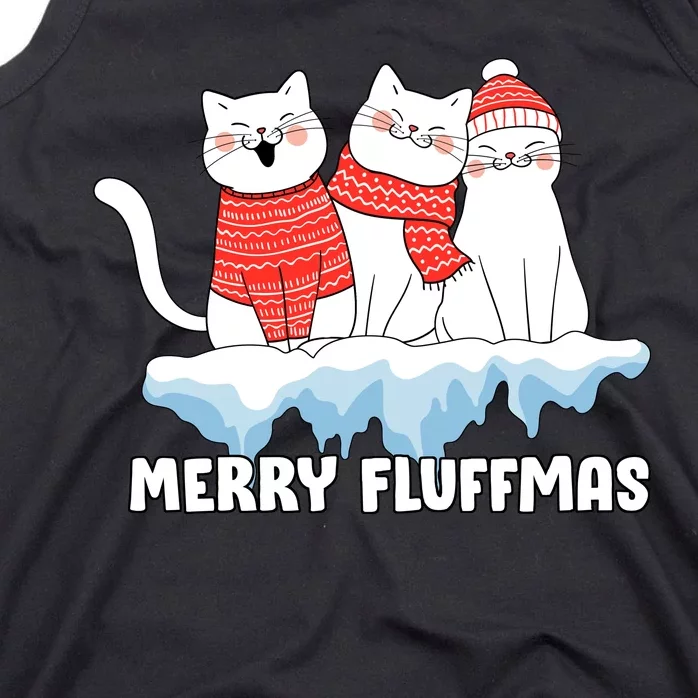 Merry Fluffmas Christmas Tank Top